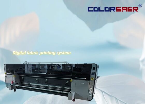 Nuevo modelo digital Sistema de impresión textil todo en uno con 4 o 8 cabezas de impresión i3200 CMYK o CMYKGRBK