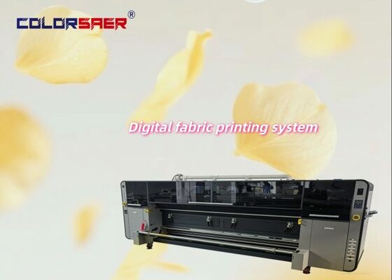 Muestra la máquina de impresión de banderas de playa 3200mm Plotter textil de gran formato con pigmento y tinta de sublimación