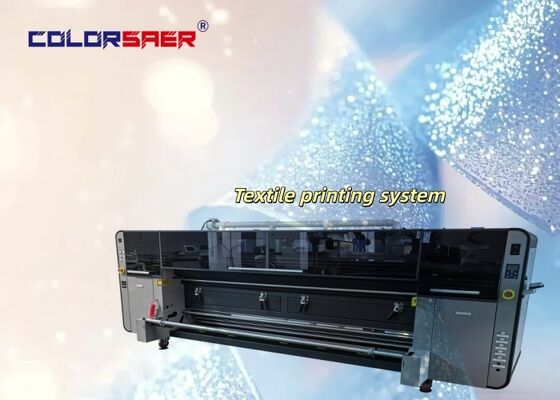 Impresora de inyección de tinta de gran formato para tela digital industrial de fábrica original de 3200 mm y 4 piezas KJ4B-QL