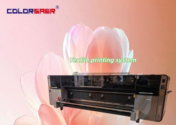 SAER Máquina de Impresión Textil Automática CSR3200 de Gran Tamaño, Marca Nueva, para Algodón y Poliéster, 1 Año de Garantía