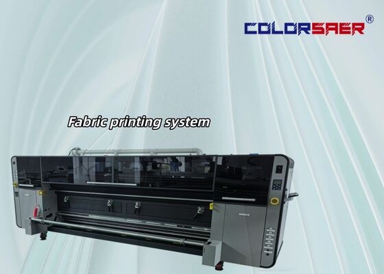 Impresora Textil de Inyección de Tinta SAER 3200mm con Nuevo Modelo Innovador, Sistema Todo en Uno con Calentador Infrarrojo Lejano y Cabezal de Impresión KJ4B-QL