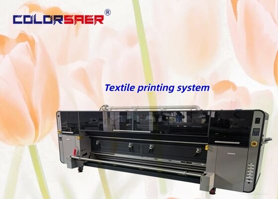 Impresora textil digital de inyección de tinta de 3,2 m para interiores y exteriores, máquina de impresión de alta precisión con 4 cabezales de impresión I3200A1