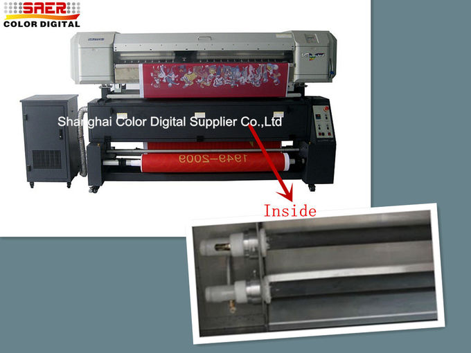 la impresora de la cabeza de Epson Dx5 de la impresora de la sublimación del 1.6m Mutoh con tintas imprime 0