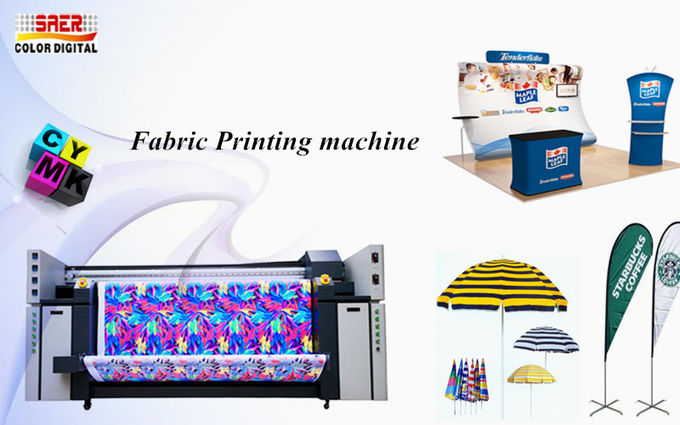 Máquina de la impresora de chorro de tinta del trazador del formato grande de la sublimación de Digitaces de la bandera 3