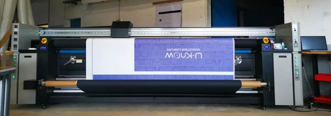 una impresora digital de materia textil del paso máquina de la fijación de 3,2 del metro impresoras de las banderas 5
