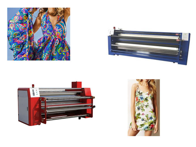 CE rotatorio de la impresora de la prensa del calor de la materia textil de la máquina industrial del calendario 0